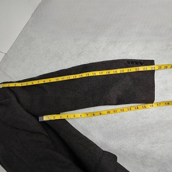 Merit Men's Brown, Two Button, Tweed Sport Coat, Blazer, Jacket. Size 44R - Picture 9 of 12